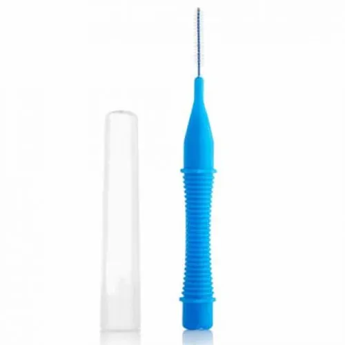 Brush for eyelashes and eyebrows "Mini" blue Kodi Professional