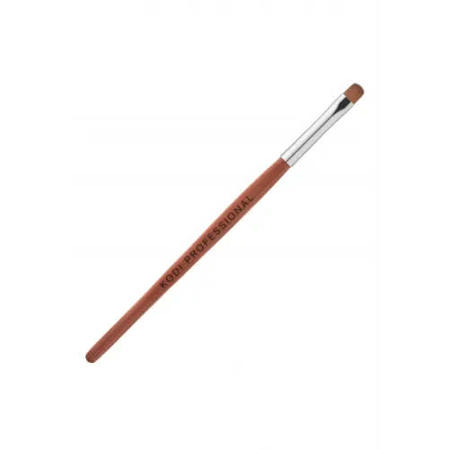Brush for gel modeling of nails (size: 7/E pile: nylon wooden handle) Kodi Professional