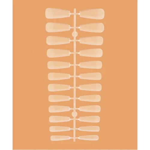 Gel Tips for Extensions Matte Ballerina Kodi Professional quantity: 240 pcs/pack
