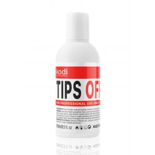 Tips Off - liquid for removing artificial nails Kodi Professional 250 ml