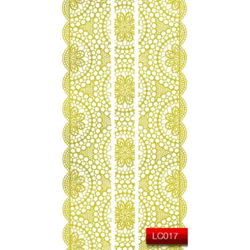 Наклейка  Nail Art Stickers LC017 Gold Kodi Professional