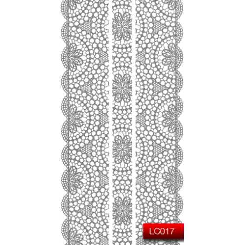 Наклейка  Nail Art Stickers LC017 Silver Kodi Professional