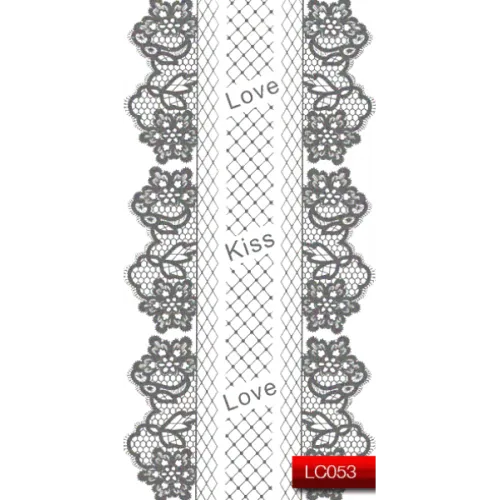 Наклейка  Nail Art Stickers LC053 Silver Kodi Professional
