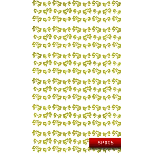  Nail Art Stickers SP005 Gold Kodi Professional
