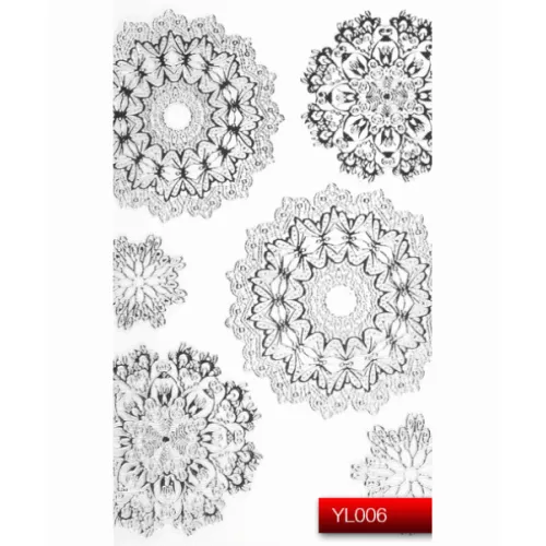 Наклейка  Nail Art Stickers YL006 Silver Kodi Professional