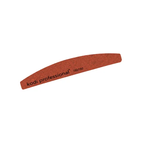 Nail file in the form of Half Brown Kodi Professional, abrasiveness 100/180