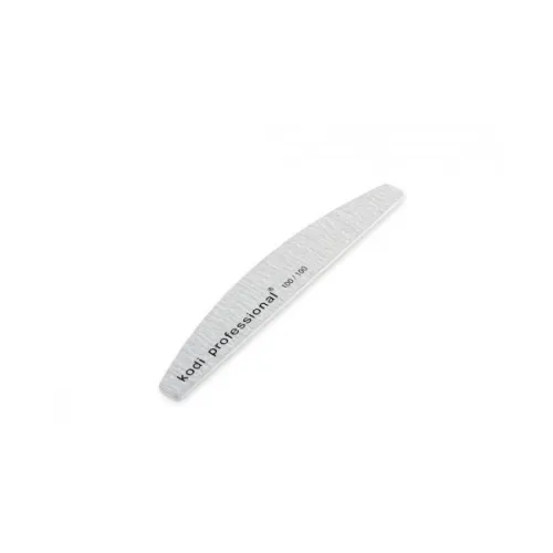 Nail file in the form of Half Gray Kodi Professional, abrasiveness 100/100