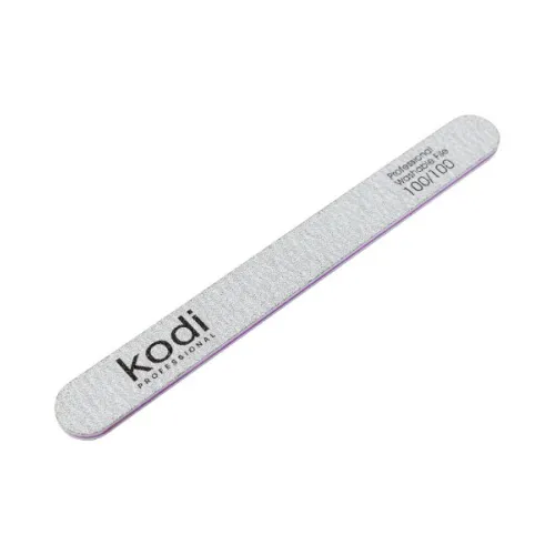 No. 100 Straight file, abrasiveness 100/100, Kodi Professional