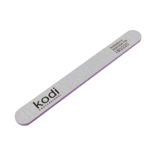 No. 106 Straight nail file,  abrasiveness 180/220, Kodi Professional