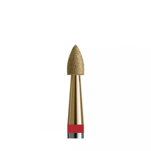 No. 136 V104.243.514.023_Z (small diamond flame drill bit (cutter) 243 d. 2.3 mm with zirconium coating) Kodi Professional abrasiveness (hardness): soft