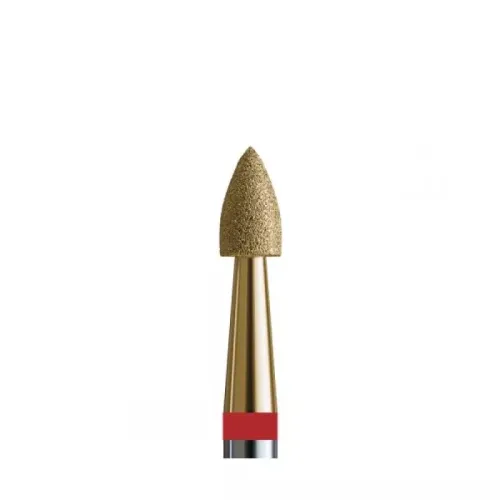 No. 140 V104.243.514.025_Z (small diamond flame drill bit (cutter) 243 d. 2.5 mm with zirconium coating) Kodi Professional abrasiveness (hardness): soft