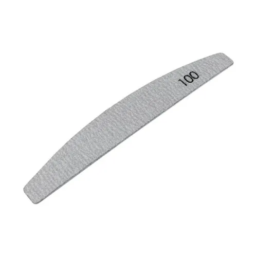 No. 177 Replaceable abrasives in the shape of Crescent to the base for manicure, abrasivesness 100 color: gray dimensions: 178 * 28 mm (25 pcs / pack) Kodi Professional
