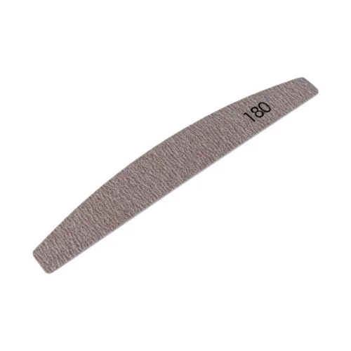 No. 181 Replaceable abrasives in the shape of Crescent to the base for manicure, abrasivesness 180 color: brown dimensions: 178 * 28 mm (25 pcs / pack) Kodi Professional