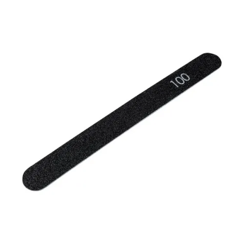 No. 183 Straight-shaped replaceable abrasives to the base for manicure, abrasivesness 100 color: black dimensions: 178 * 19 mm (25 pcs / pack) Kodi Professional