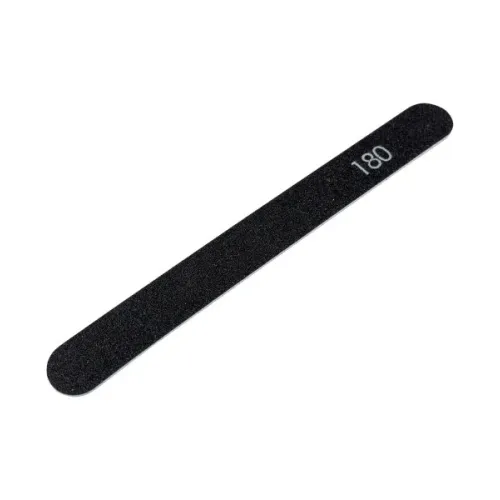 No. 184 Replaceable straight-shaped abrasives to the base for manicure, abrasivesness 180 color: black dimensions: 178 * 19 mm (25 pcs / pack) Kodi Professional