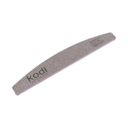 No. 73 Crescent-shaped nail file, abrasiveness 180/220, Kodi Professional