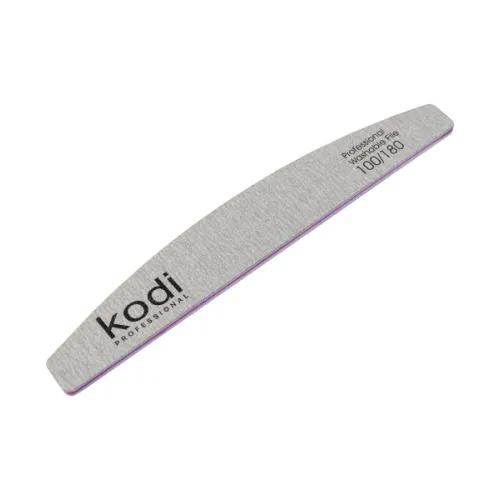No. 94 Crescent-shaped nail file, abrasiveness 100/180, Kodi Professional