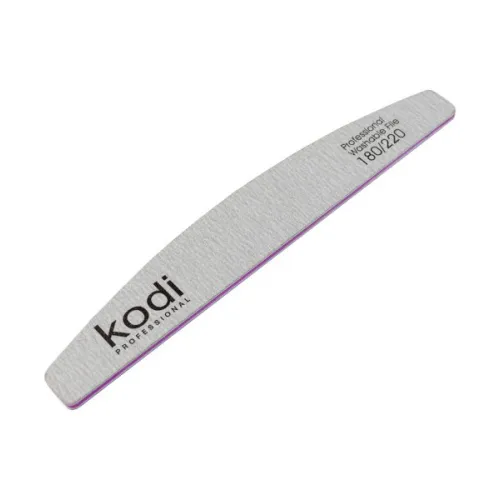 No. 95 Crescent-shaped nail file, abrasiveness 180/220, Kodi Professional