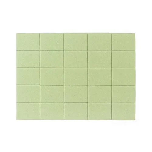 Set of Mini Buffs 120/120, Color: green (50pcs/pack) Kodi Professional
