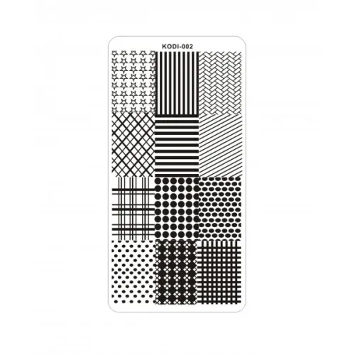 Stamping plate KODI-002 Kodi Professional