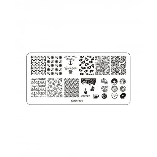 Stamping plate KODI-006 Kodi Professional