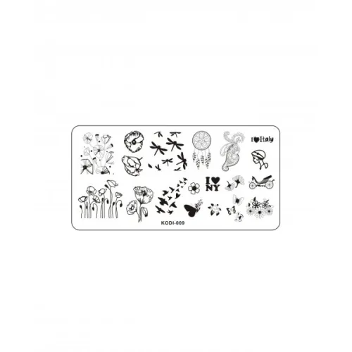 Stamping plate KODI-009 Kodi Professional