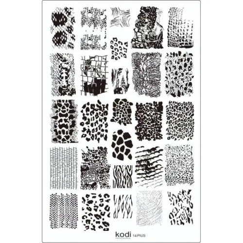 Stamping plate Plus size series size 9.5 * 14.5 No. 14 Kodi Professional