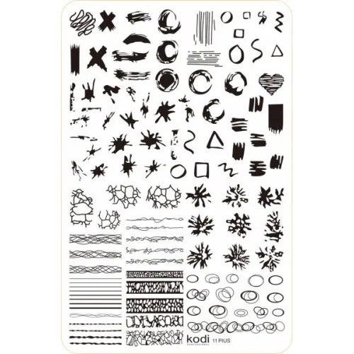 Stamping plate Plus size series size 9.5 * 14.5 No. 11 Kodi Professional