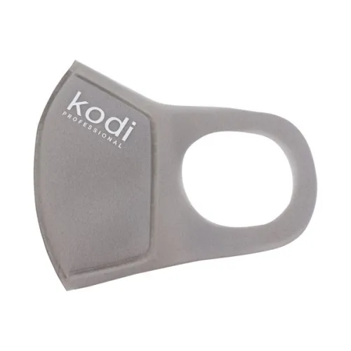 Two-layer neoprene mask without valve, grey Kodi Professional