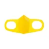 Two-layer neoprene mask without valve, yellow Kodi Professional