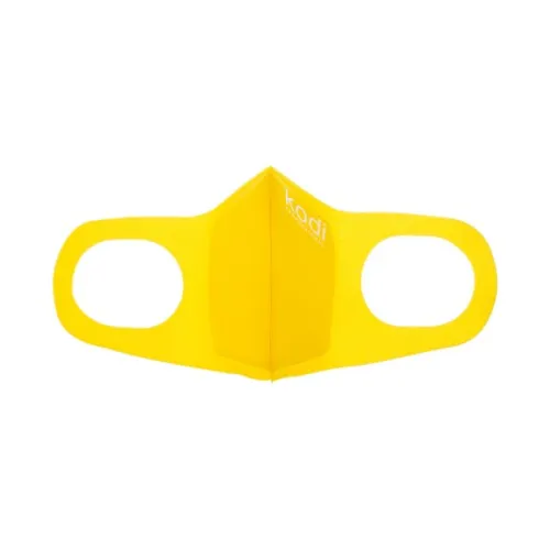 Two-layer neoprene mask without valve, yellow Kodi Professional