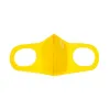 Two-layer neoprene mask without valve, yellow with logo Kodi Professional