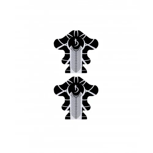 Universal paper forms for nail extension (black) Kodi Professional quantity: 100 pcs