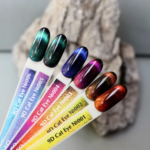 9D Cat Eye Gel Polish Collection Komilfo