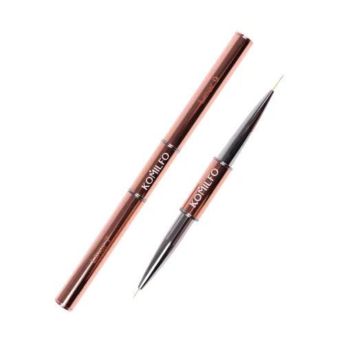 Brush Komilfo Rose Gold Double Liner 7 (Nylon)/Liner 9 (Nylon)