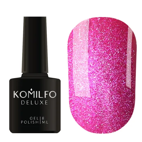 Gel Nail Polish Komilfo 9D Cat's eye Pink, 8 ml