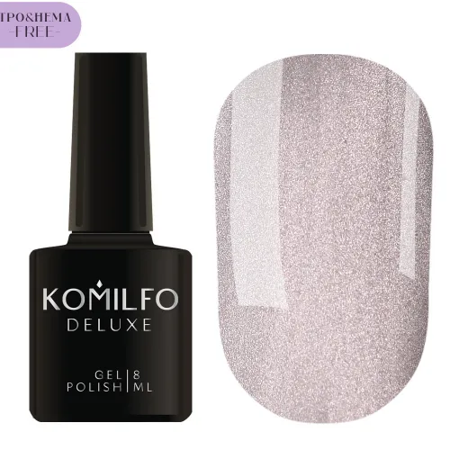 Gel Nail Polish Komilfo Silk Cat eye No. 001 HEMA/TPO free, 8 ml