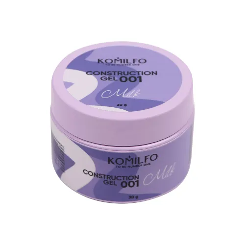 Komilfo Construction Gel 001 Milk, 30 g