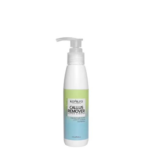 Komilfo Callus Remover "Super Strong Formula" - acid peeling for pedicure, 125 ml