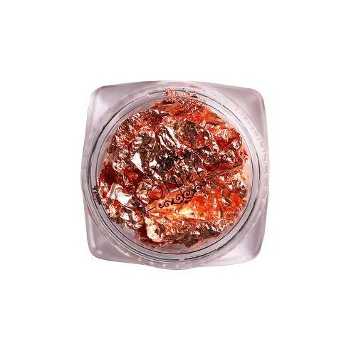 Komilfo Crinkled Nail Foil, Rose Gold