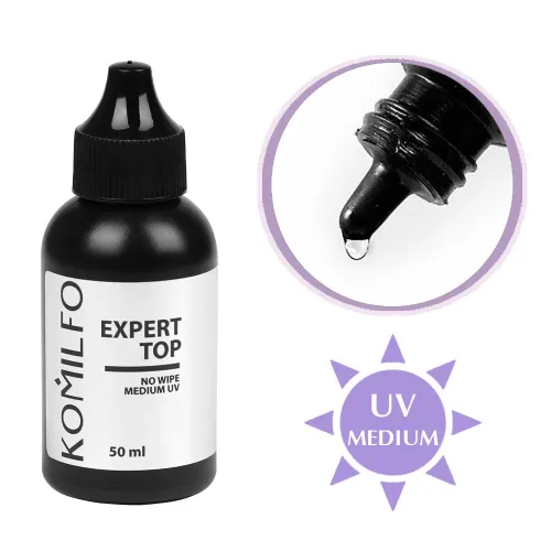 Komilfo Expert Top No Wipe (with UV-medium filters,barrel with spout) 50 ml.
