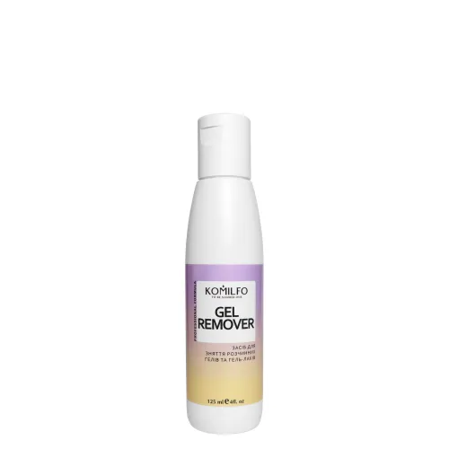 Komilfo Gel Remover - remover for soak off gels and Gel Nail Polish, 125 ml