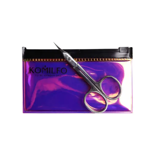 Komilfo IC Ultra 15 mm, professional cuticle scissors, in dichroic case