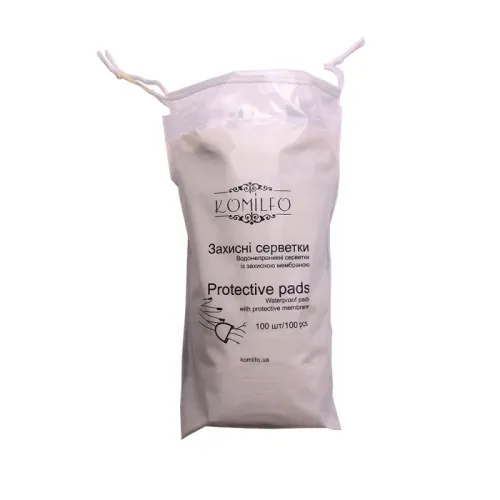 Komilfo Protective Pads - protective lint-free wipes, 100 pieces