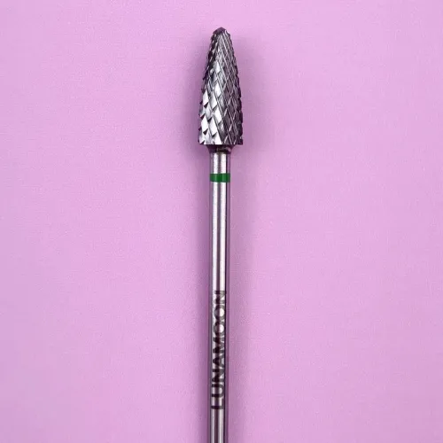 Carbide Drill Bit "Corn" Hard Green (L), 5.0 mm, LUNAmoon (4820295813231)