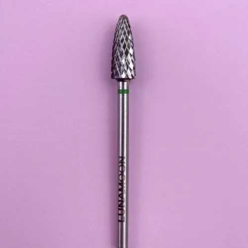 Carbide Drill Bit "Corn" Hard Green (R), 5.0 mm, LUNAmoon (4820295813248)
