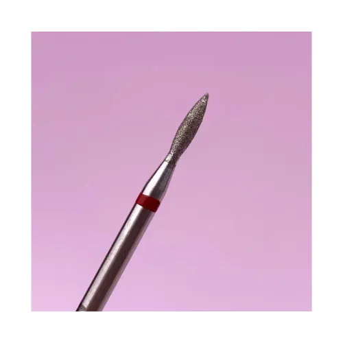 Фреза алмазная "Пламя короткое" красная 1,8 мм LUNAmoon (4820295811435)