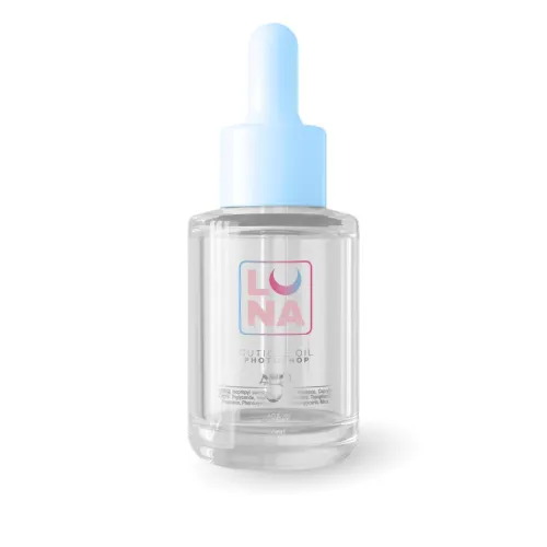 LUNAMOON Aceite para cutículas Photoshop Glitter Melon 30 ml