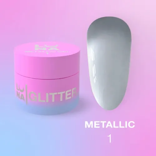 Гель-краска для ногтей Metallic Gel №1 5 ml LUNAmoon