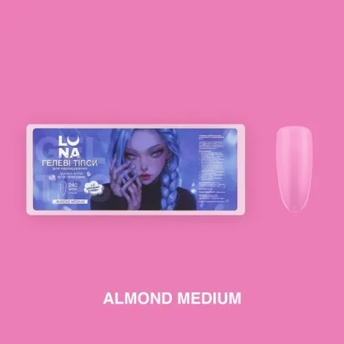 Gel Tips Almond Medium LUNAmoon